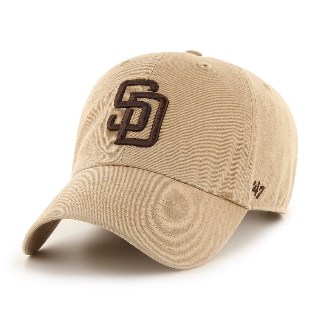 San Diego Padres 47 Brand Khaki Brown Clean Up Hat
