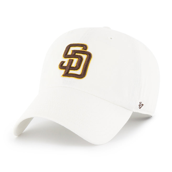 '47 Brand San Diego Padres White Clean up Cap