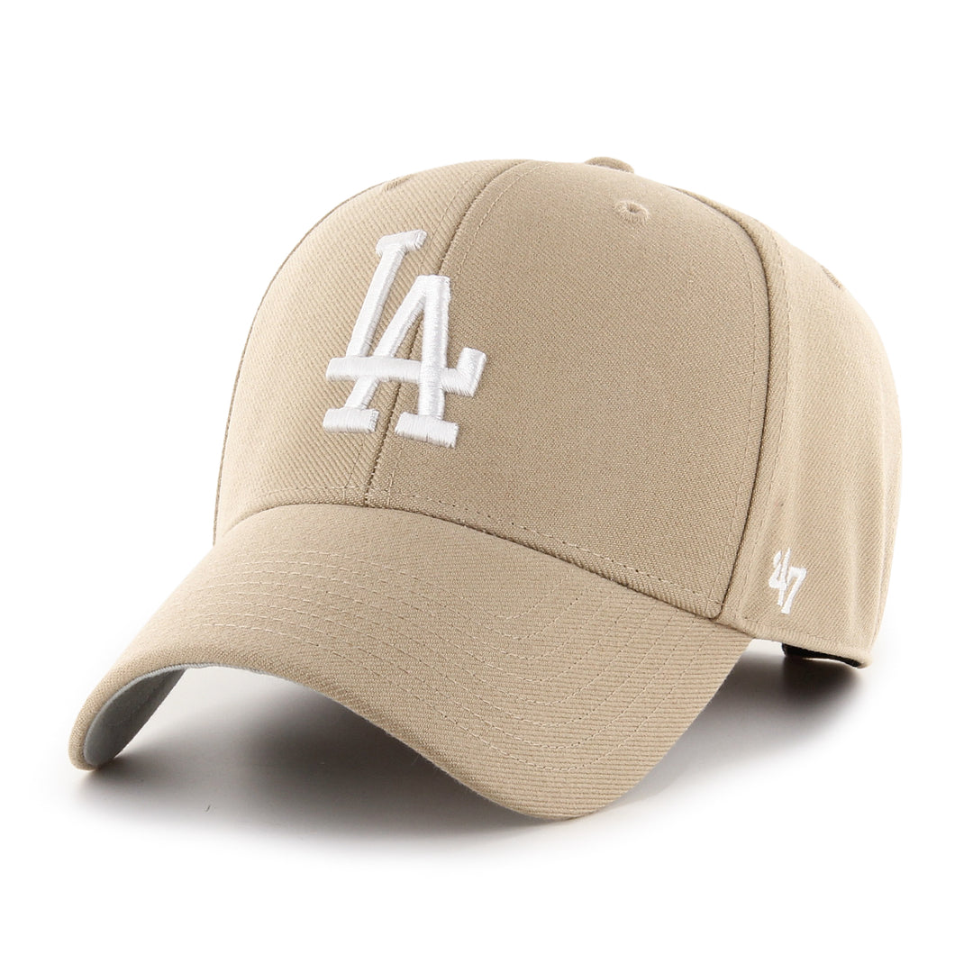 Los Angeles Dodgers 47 Brand MVP Baseball Hat Khaki