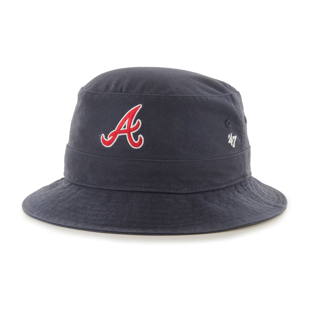 Atlanta Braves 47 Brand Navy Primary Bucket Hat