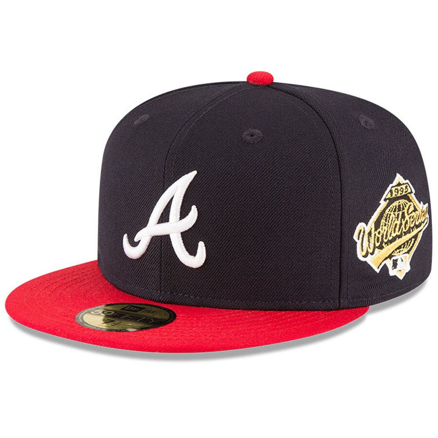 Atlanta Braves New Era Navy 1995 World Series Wool 59FIFTY Fitted Hat