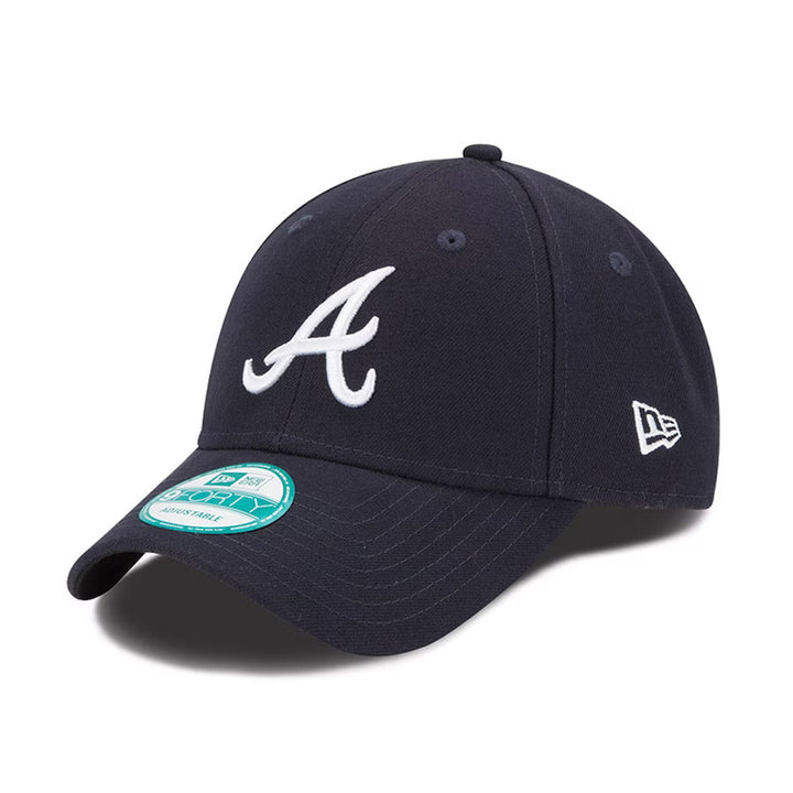 Atlanta Braves New Era Navy League 9Forty Adjustable Hat