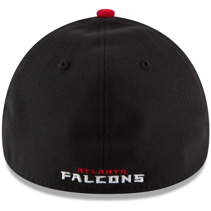Atlanta Falcons New Era Black/Red Team Classic Two-Tone 39THIRTY Flex Hat