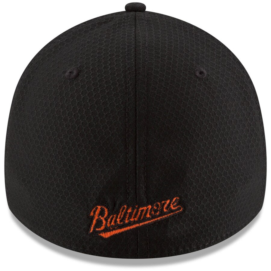 Baltimore Orioles New Era Popped Shadow 39THIRTY Flex Hat - Black