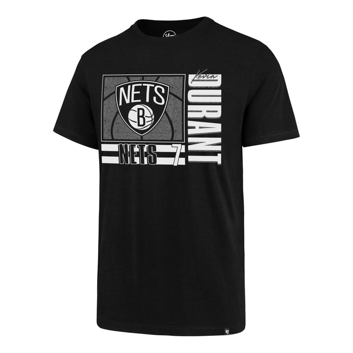 Brooklyn Nets 47 Brand Kevin Durant #7 Black Super Rival T-Shirt