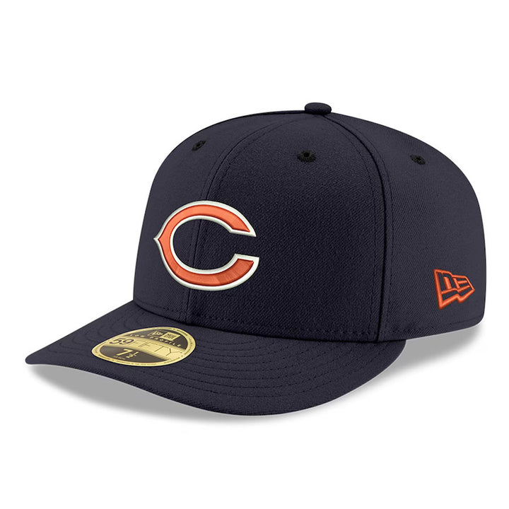 Chicago Bears New Era Navy C Omaha Low Profile 59FIFTY Hat