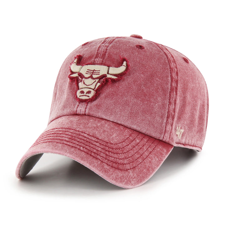 Chicago Bulls 47 Brand Esker Clean Up Adjustable Hat Red
