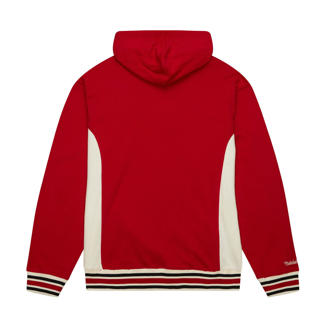 Chicago Bulls Mitchell & Ness Red Team Legacy French Terry Hoodie