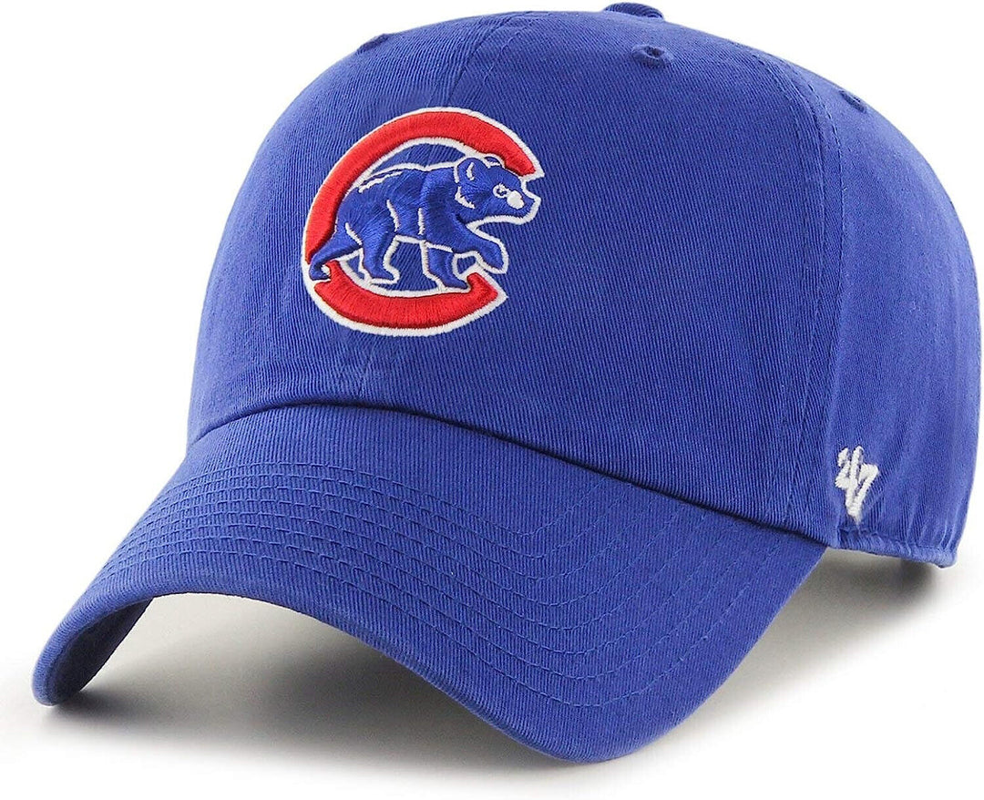 Chicago Cubs 47 Brand Royal Blue Clean Up Adjustable Dad Hat