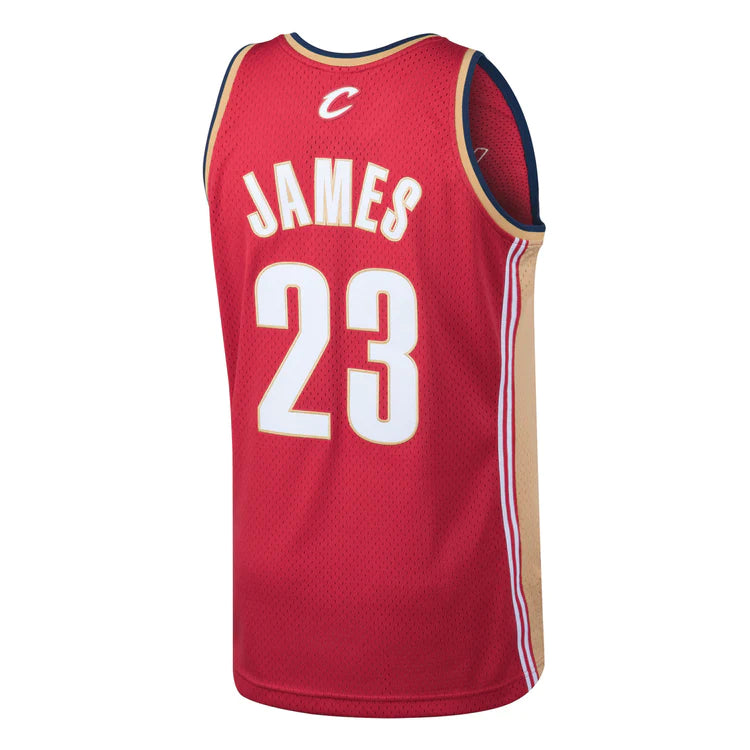 Cleveland Cavaliers Mitchell & Ness LeBron James #23 Wine Hardwood Classics Swingman 2003-04 Jersey