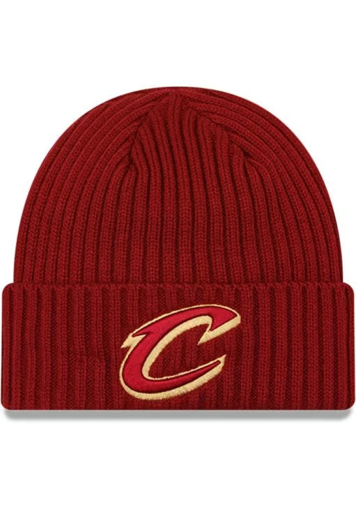 Cleveland Cavaliers New Era Core Classic Knit Hat Red
