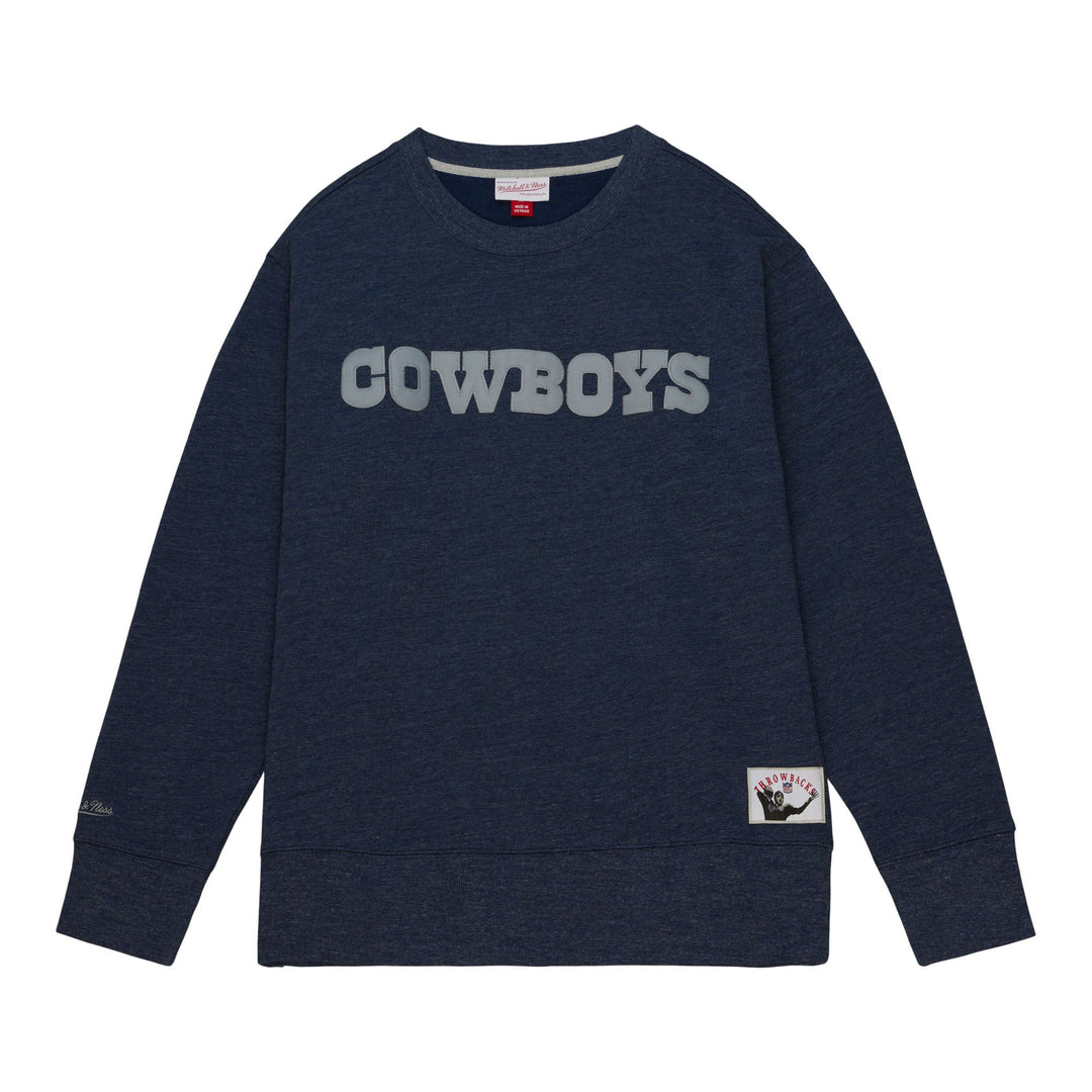 Dallas Cowboys Mitchell & Ness Playoff Win 2.0 Crew Vintage