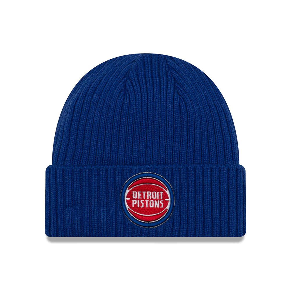 Detroit Pistons New Era Core Classic Knit Hat Blue