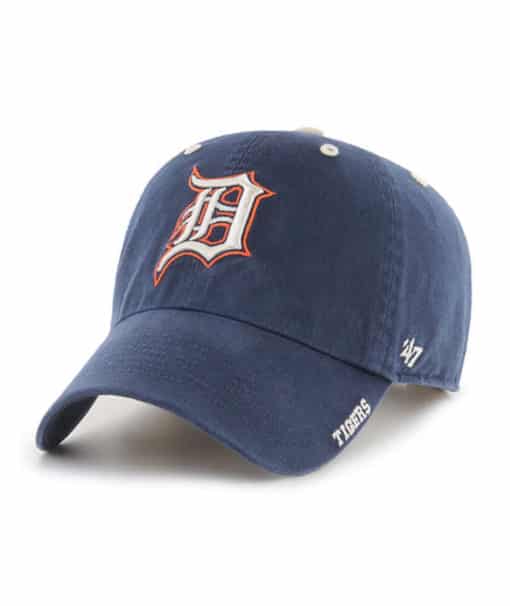 Detroit Tigers 47 Brand Navy Clean Up Adjustable Dad Hat
