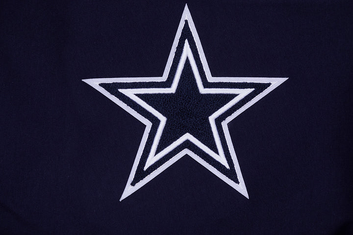 Dallas Cowboys Pro Standard Classic Chenille Patch Hoodie Midnight Navy