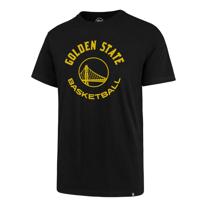 Golden State Warriors 47 Brand Black Imprint Super Rival Tee