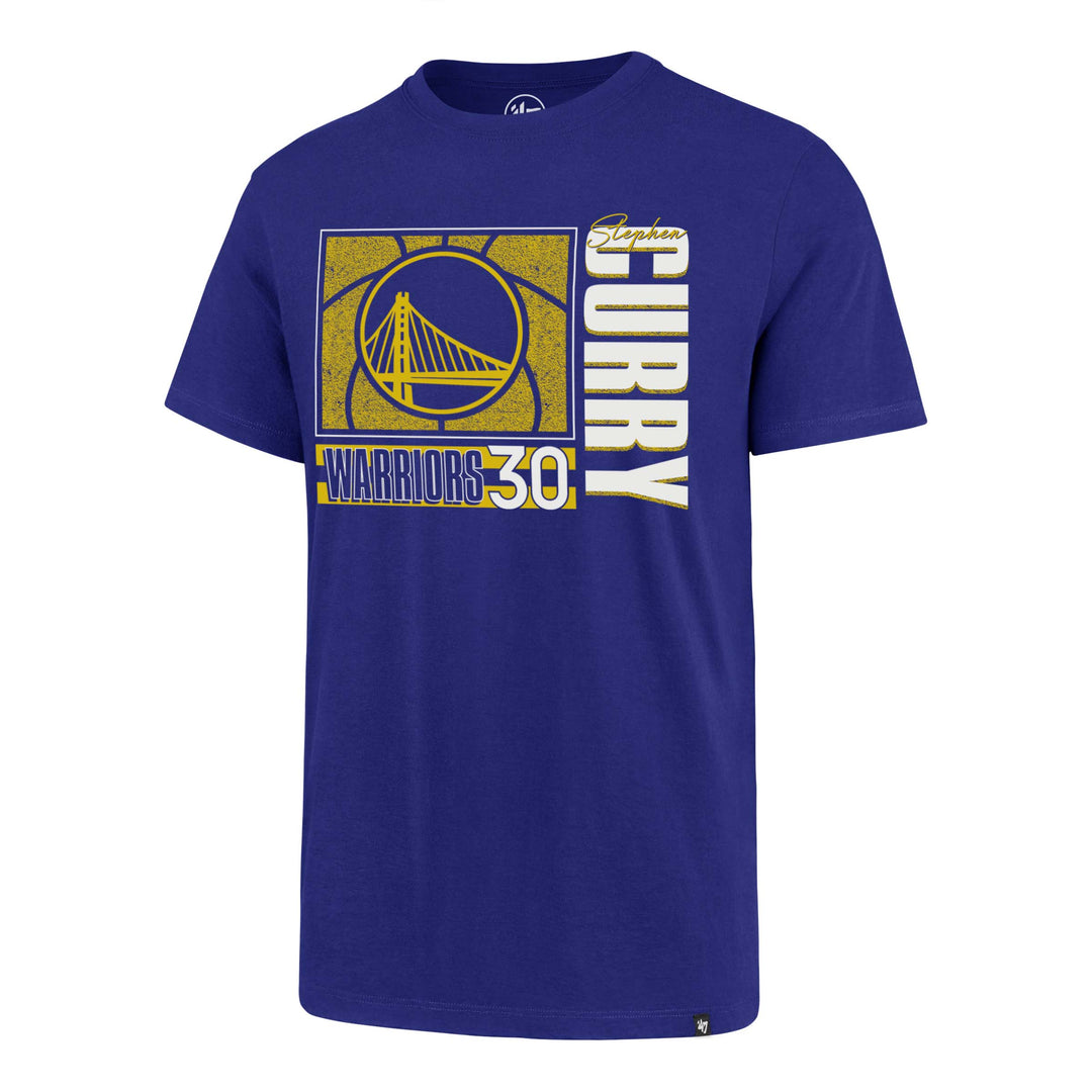 Golden State Warriors 47 Brand Stephen Curry #30 Royal Super Rival T-Shirt