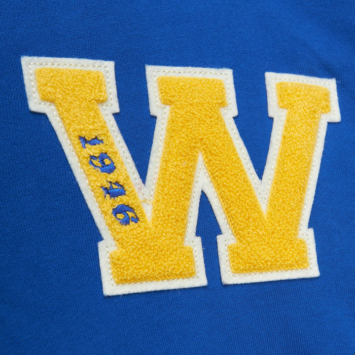 Golden State Warriors Mitchell & Ness Royal Team Legacy French Terry Hoodie