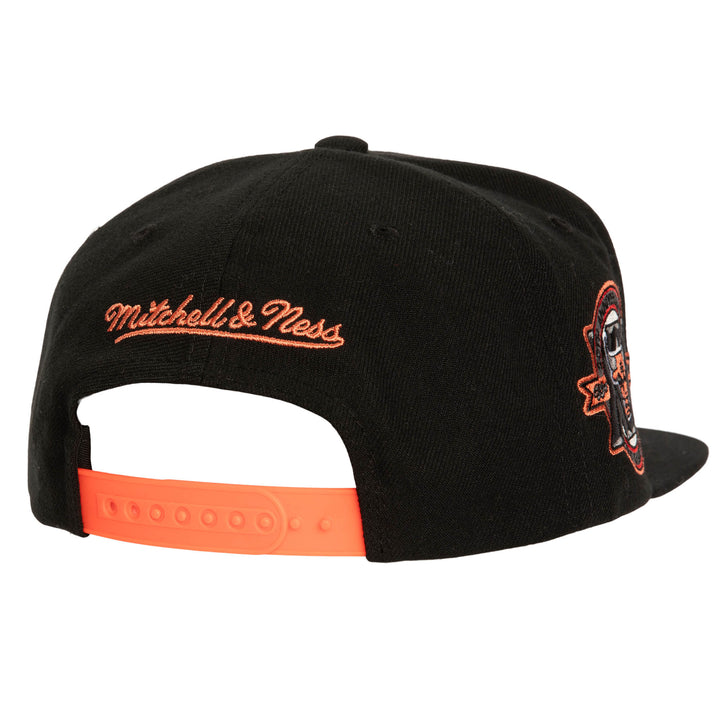 Chicago Bulls Mitchell & Ness Core VI Snapback Hat - Black - NBA