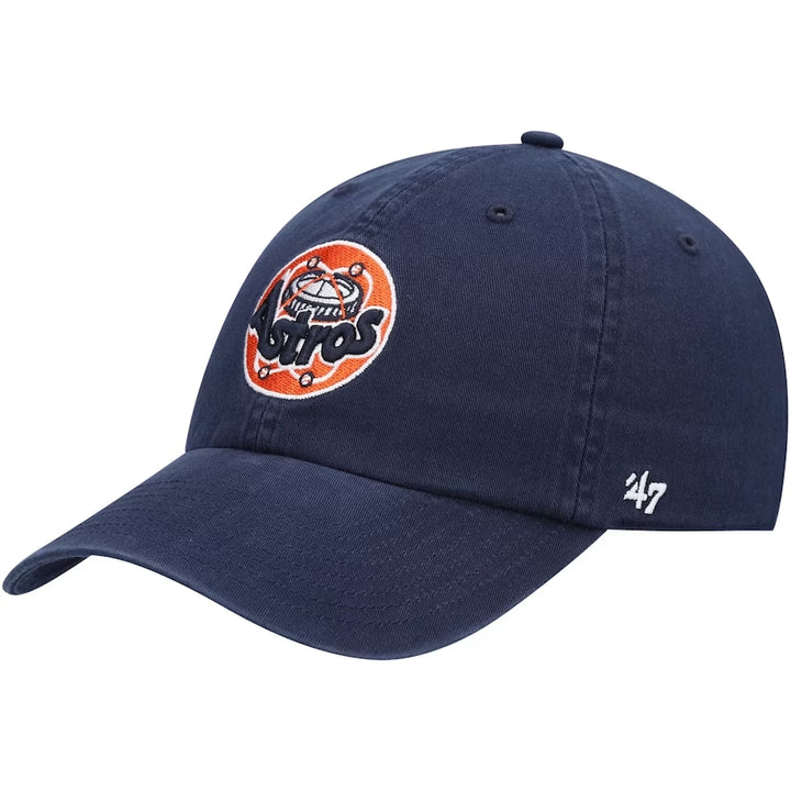 Houston Astros 47 Brand Cooperstown Collection Clean Up Adjustable Hat - Navy