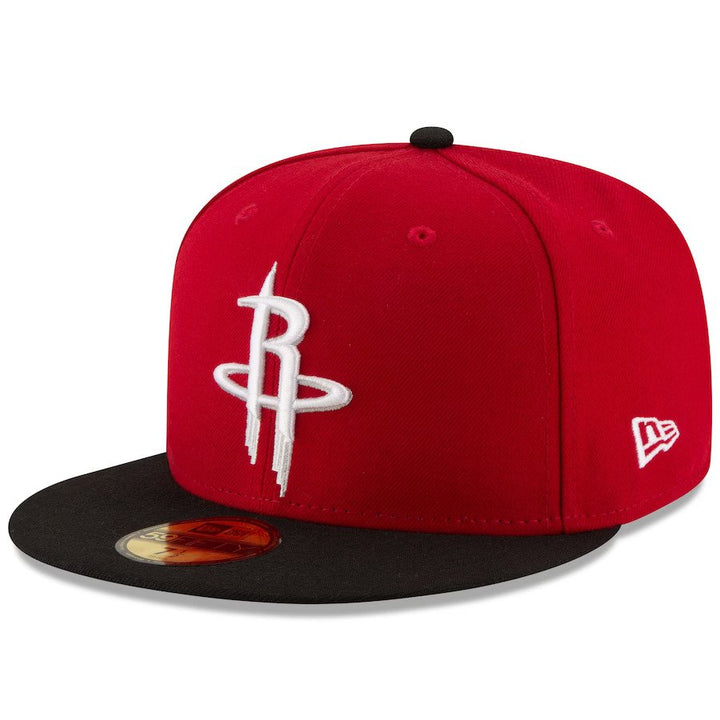 Houston Rockets New Era Red/Black Official Team Color 2Tone 59FIFTY Fitted Hat