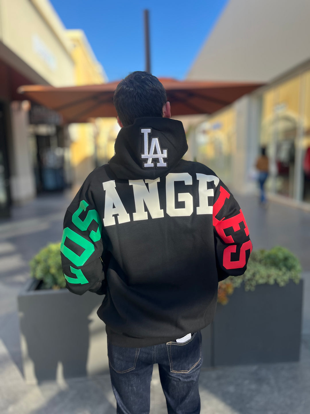 Los Angeles Dodgers Pro Standard Mexico Heritage Drop Shoulder Hoodie Black