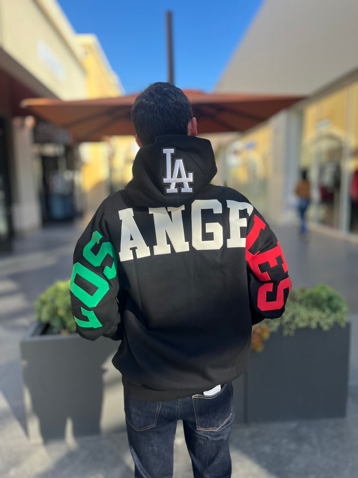 Los Angeles Dodgers Pro Standard Mexico Heritage Drop Shoulder Hoodie Black