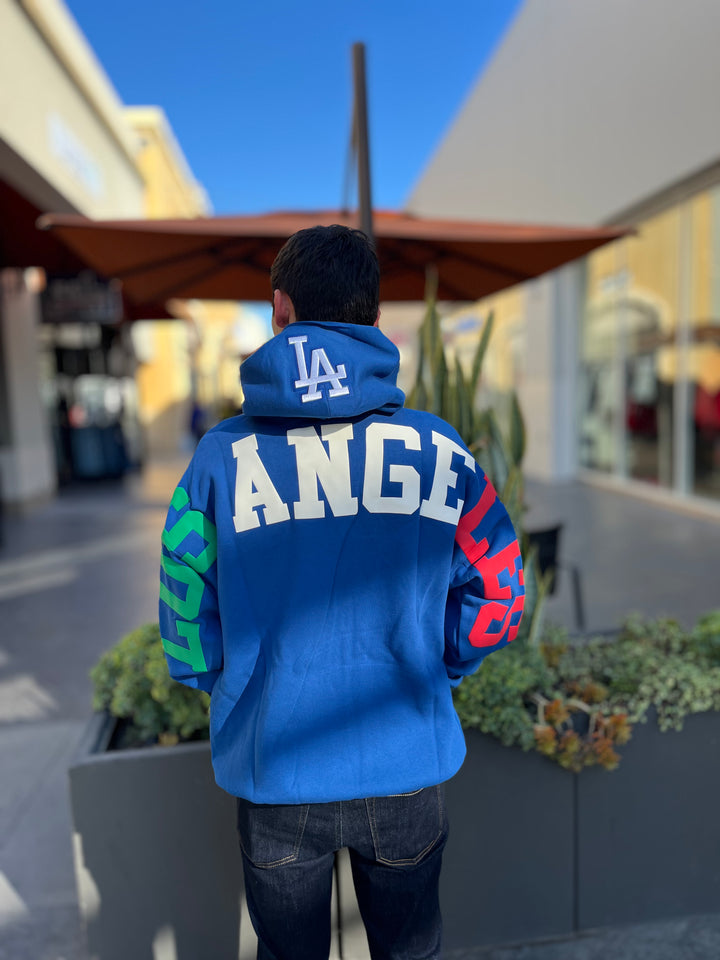 Los Angeles Dodgers Pro Standard Mexico Heritage Drop Shoulder Hoodie Dodger Blue