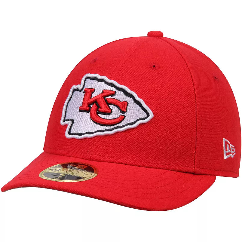Kansas City Chiefs New Era Red Omaha Low Profile 59FIFTY Structured Hat