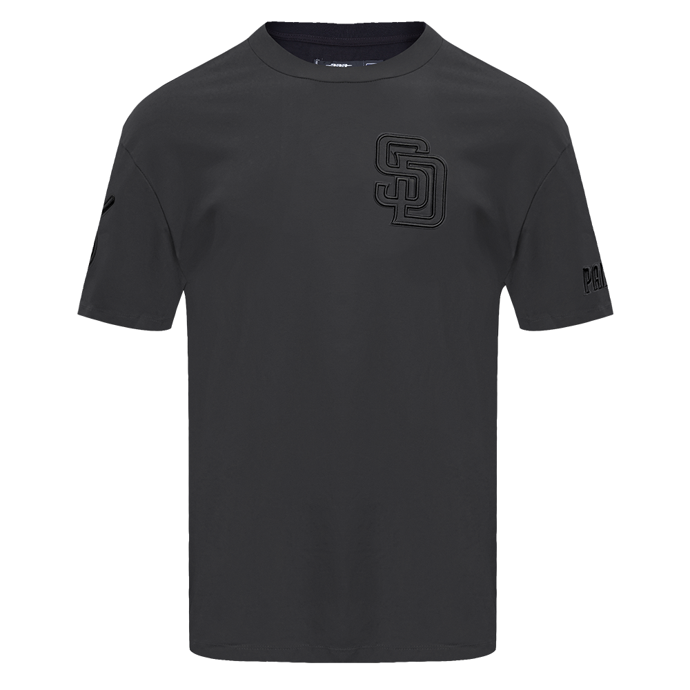 San Diego Padres Pro Standard Neutral Drop Shoulder Tee Black
