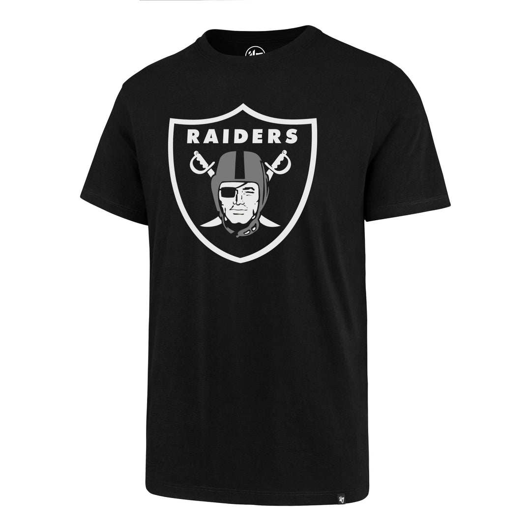 Las Vegas Raiders 47 Brand Basic Jet Black Tee Shirt