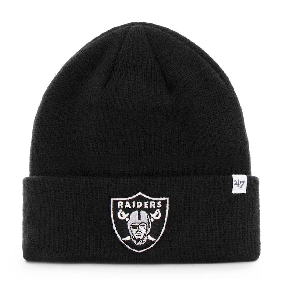 Las Vegas Raiders 47 Brand Primary Basic Cuffed Knit Hat