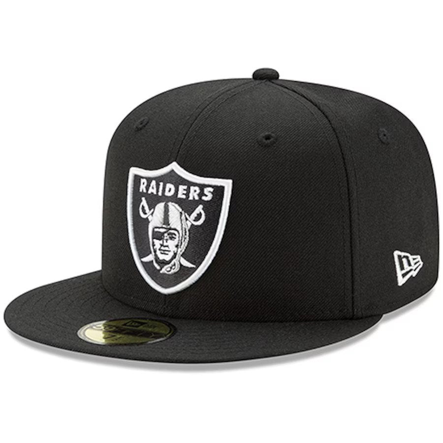 Las Vegas Raiders New Era Black Omaha 59FIFTY Fitted Hat