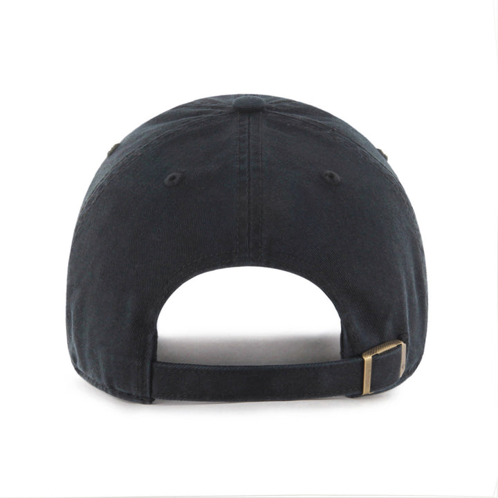 Los Angeles Angels 47 Brand Black on Black Logo Clean Up Adjustable Hat