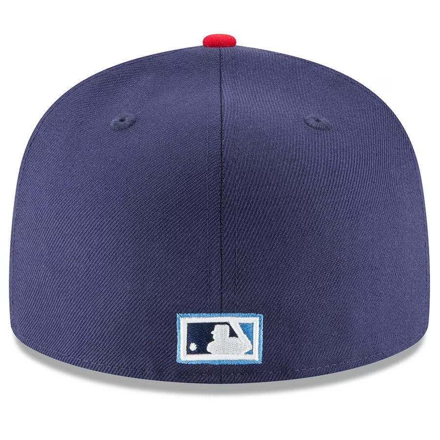 Los Angeles Angels New Era Cooperstown Collection Wool 59FIFTY Fitted Hat - Navy