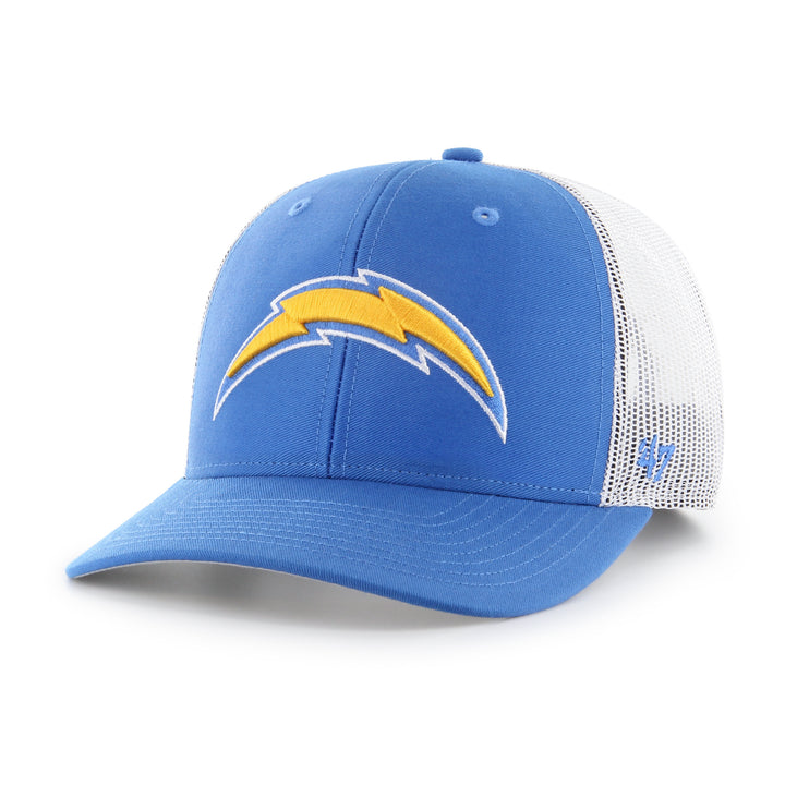 Los Angeles Chargers 47 Brand Adjustable Trucker Hat Light Blue