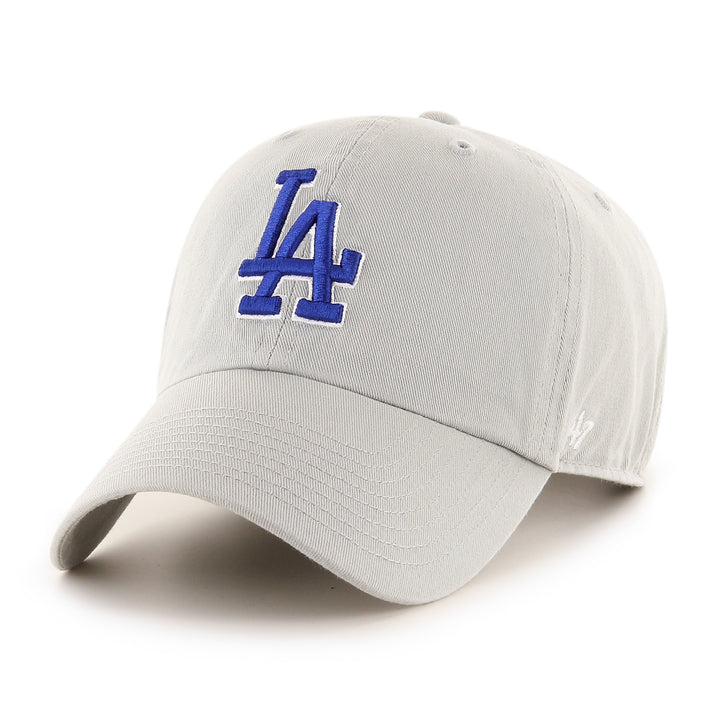 Los Angeles Dodgers 47 Brand Clean Up Adjustable Hat Light Gray Blue Logo