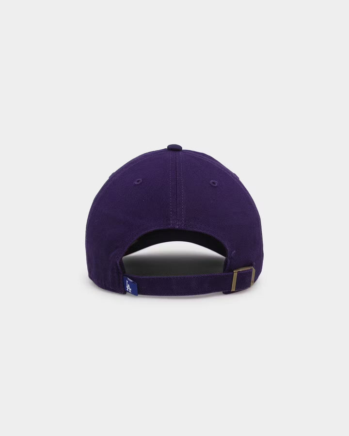 Los Angeles Dodgers 47 Brand Clean Up Strapback- Purple Hat