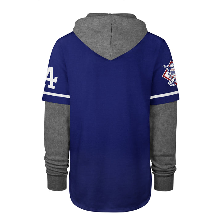 Los Angeles Dodgers 47 Brand Royal Trifecta Shortstop Pullover Hoodie