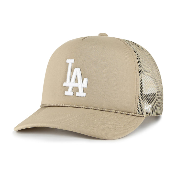 Los Angeles Dodgers 47 Brand Trucker Hat Khaki
