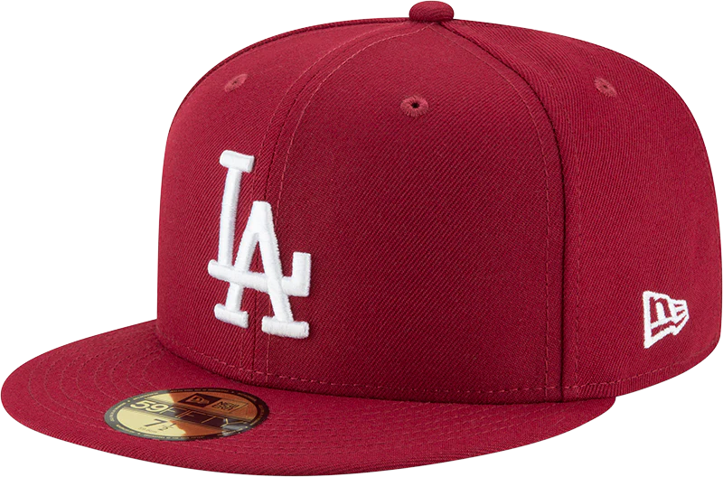 Los Angeles Dodgers Cardinal New Era 59Fifty Fitted Hat