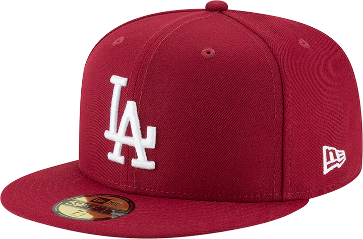 Los Angeles Dodgers Cardinal New Era 59Fifty Fitted Hat