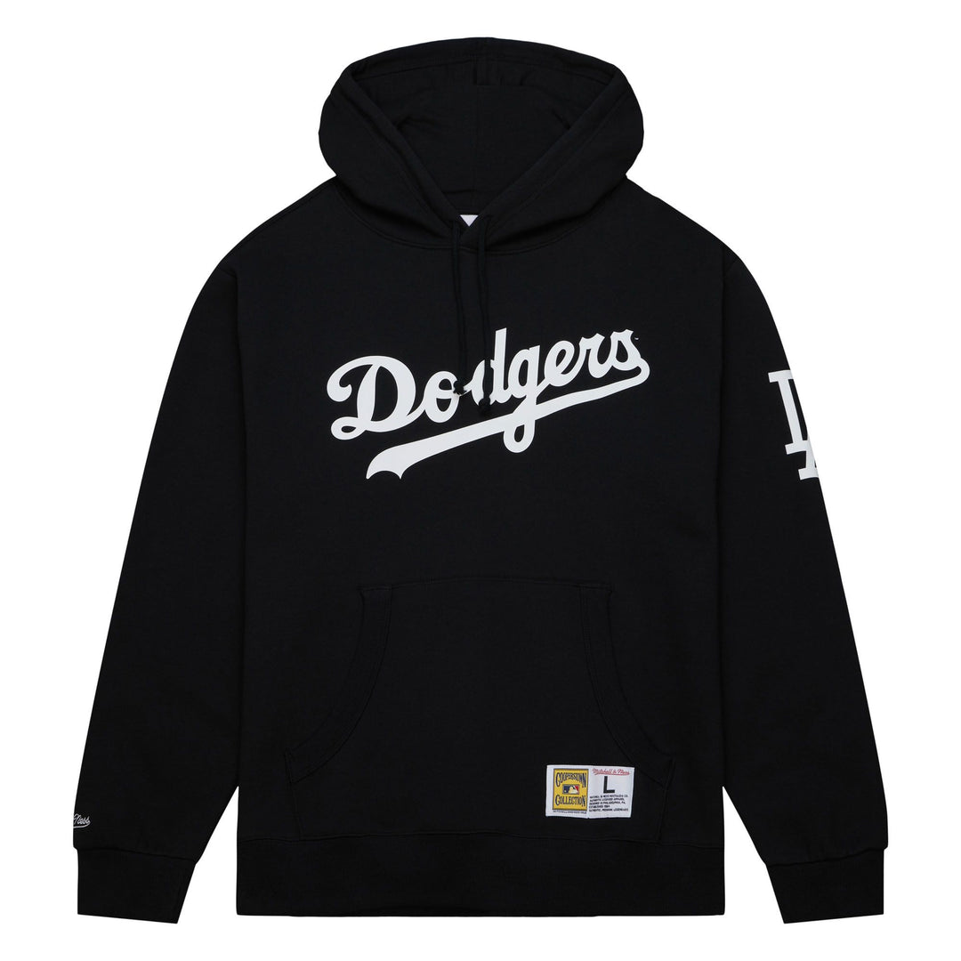 Los Angeles Dodgers Mitchell & Ness Game Time Fleece Hoodie Vintage Logo