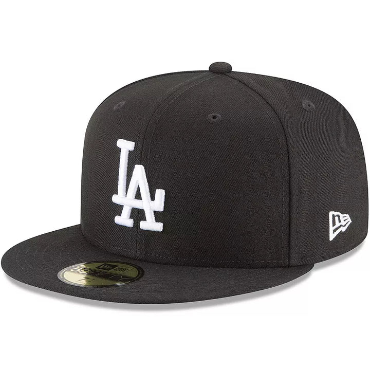 Los Angeles Dodgers New Era Black 59FIFTY Fitted Hat