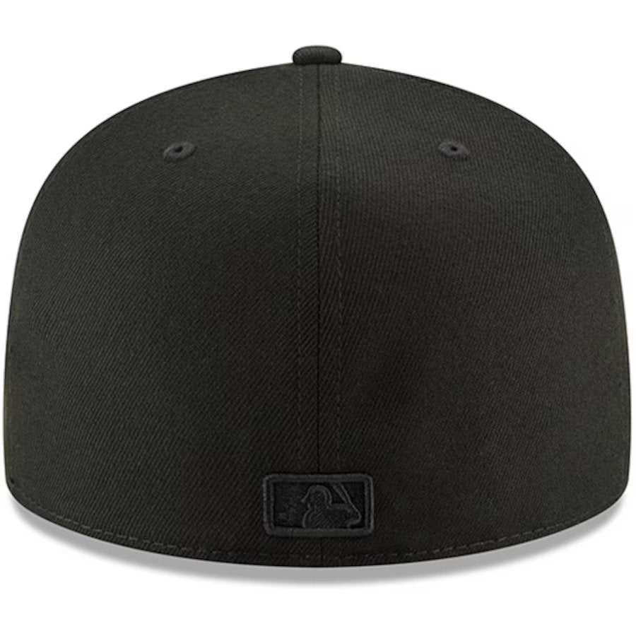 Los Angeles Dodgers New Era Black Primary Logo Basic 59FIFTY Fitted Hat