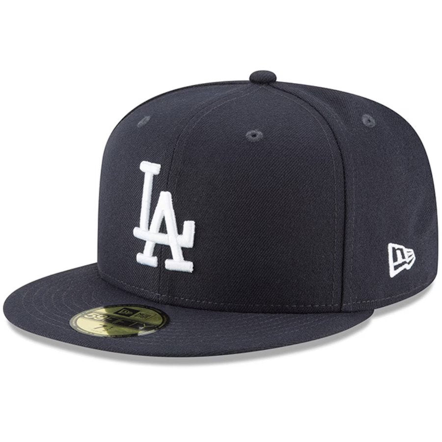 Los Angeles Dodgers New Era Fashion Color Basic 59FIFTY Fitted Hat - Navy