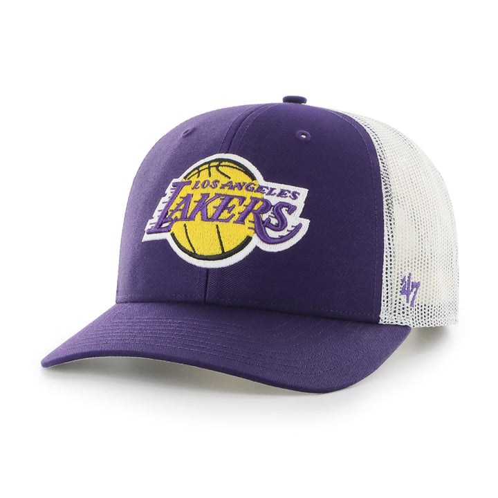 Los Angeles Lakers 47 Brand Purple Trucker Adjustable Hat