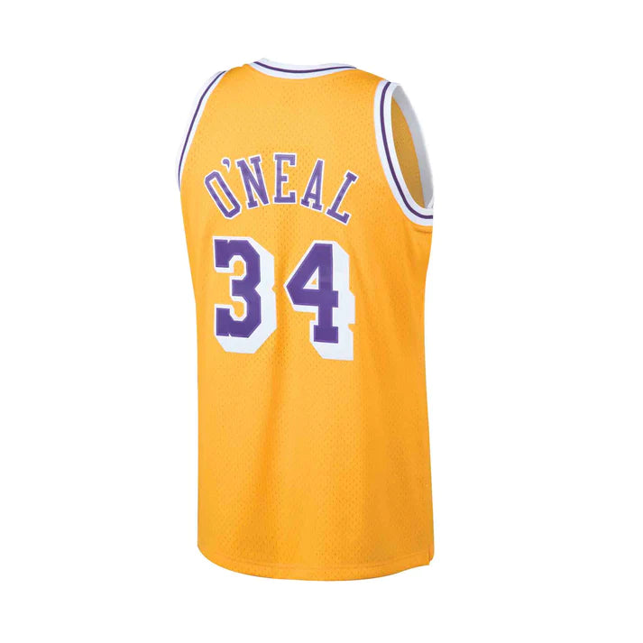 Los Angeles Lakers Mitchell & Ness Swingman Jersey Home 1996-97 Shaquille O'Neal #34