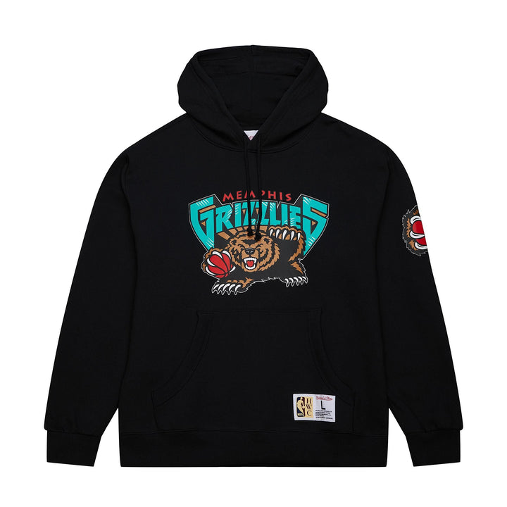 Memphis Grizzlies Mitchell & Ness Game Time Fleece Hoodie Vintage Logo