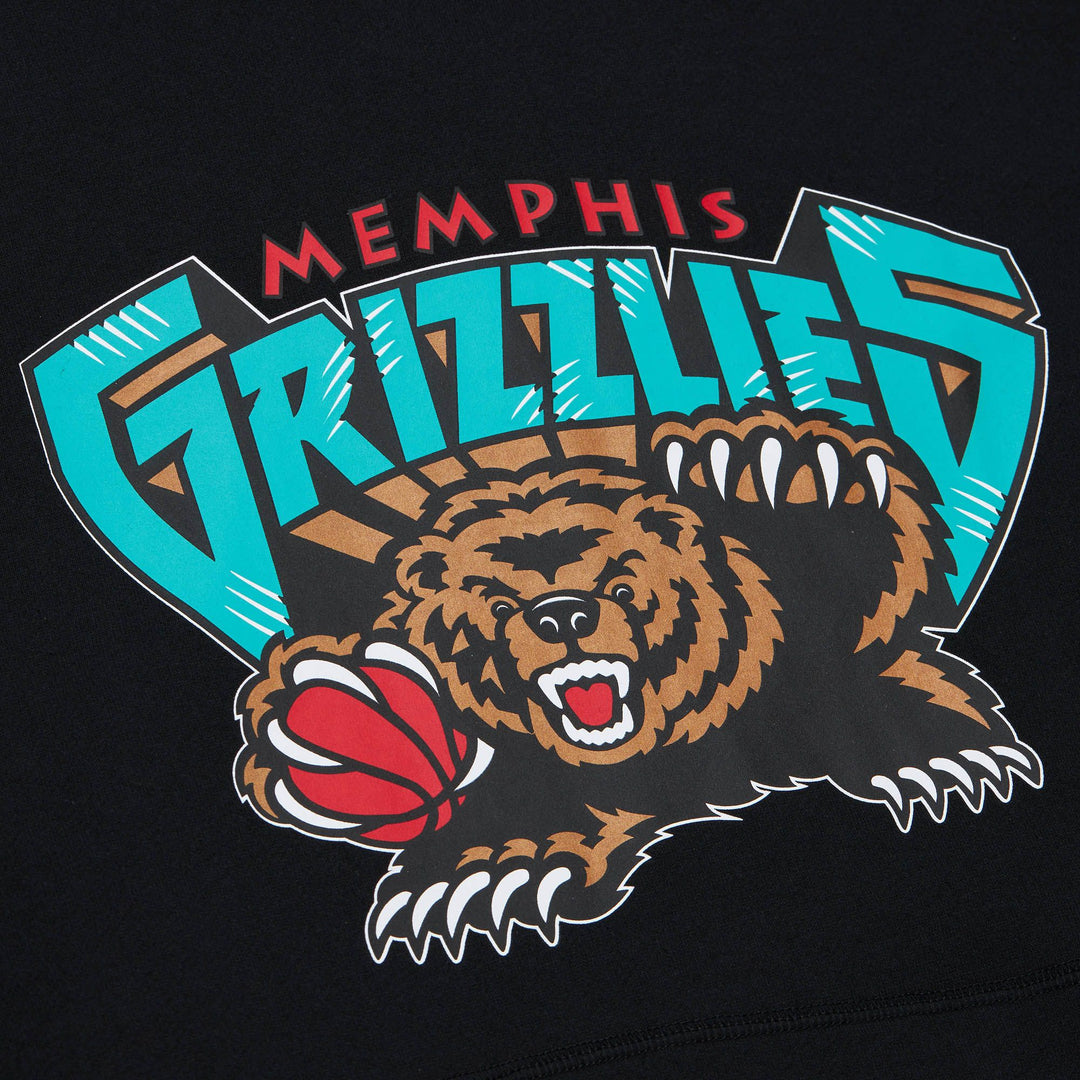 Memphis Grizzlies Mitchell & Ness Game Time Fleece Hoodie Vintage Logo